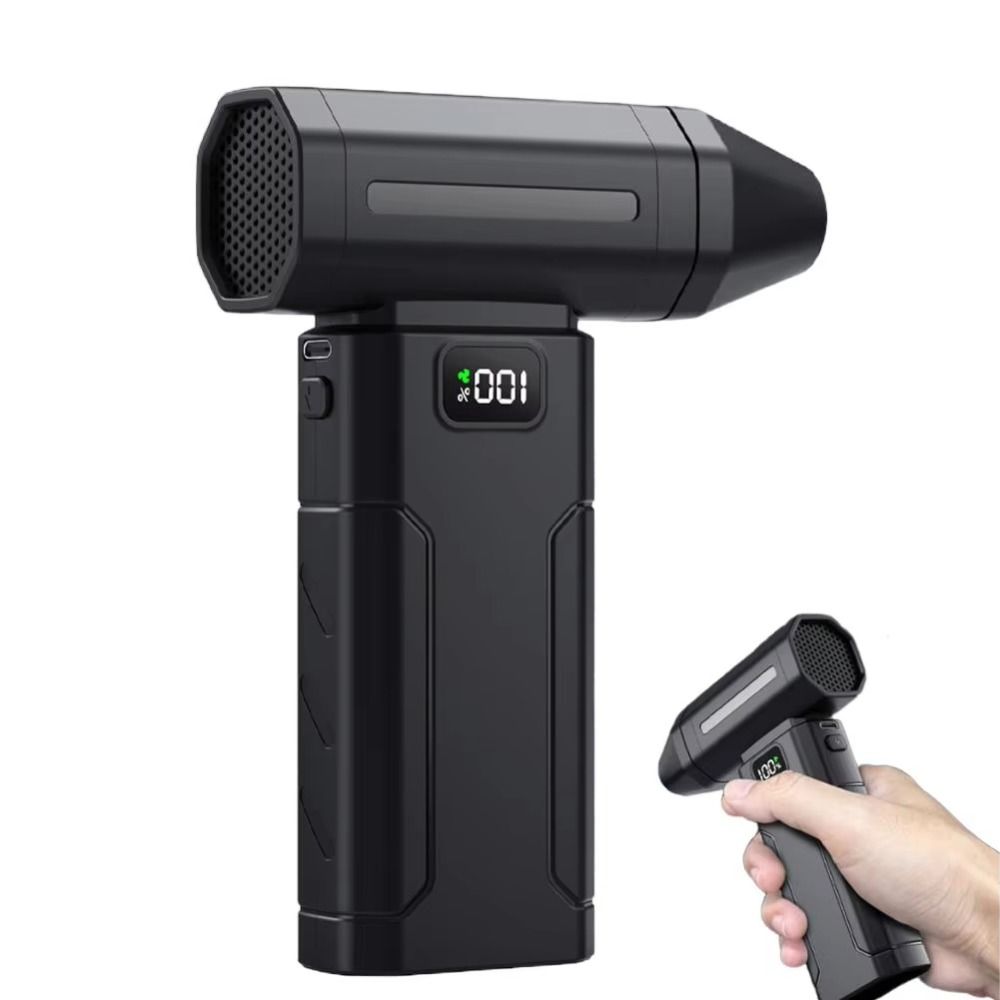 Adjustable Speed Mini Dust Snow Blower 5-Gear Settings Portable Dust Cleaner  Computer Cleaning