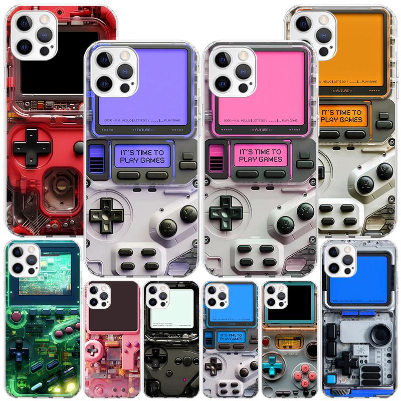 Games Console Fashion Boy Phnoe Case for Iphone 17 Air 16 11 12 13 Mini 14 Plus 15 Pro Max 7 8E SE 2020 16ProMax Phone Cover Coq