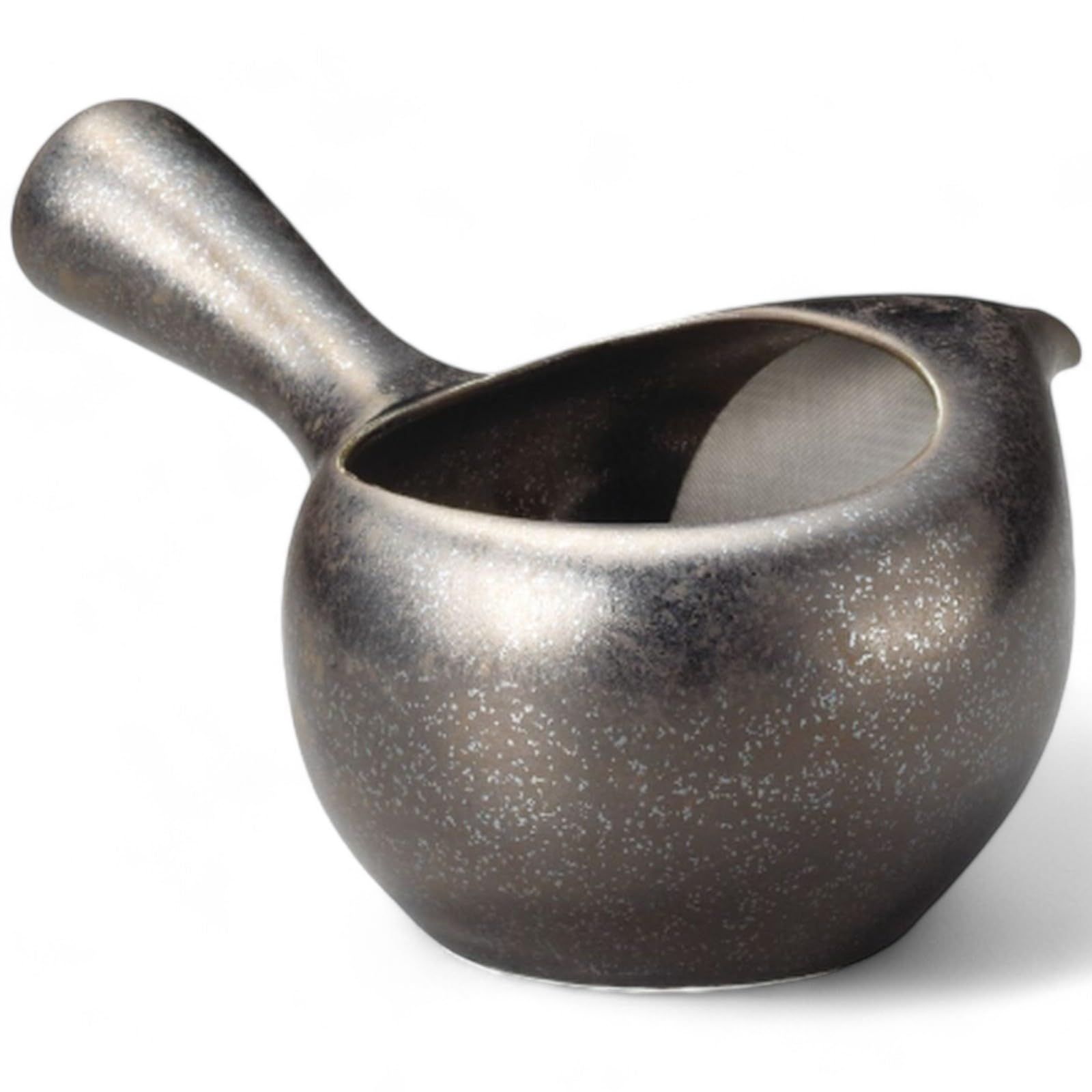 

Mino Ware Teapot with Mesh and Tea Made in Japan J-kitchens M-Mesh Strainer, 430cc,