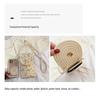 Colorful Woven Crossbody Straw Bag: Cute Cotton Rope Design, Perfect for Cell Phones - A Stylish Single Shoulder Bag for Women