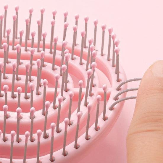 Vented Hair Brush Portable Anti-static Thin Thick Curly Long Wet Dry Hair Paddle Brush Scalp Massage Hair Styling Detangling Comb