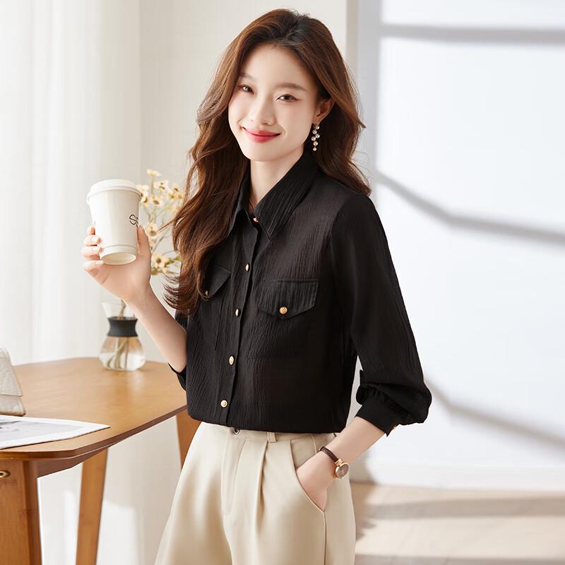 Telorment Women s Elegant Commuter Blouse XL