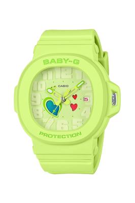 Casio Watch, PLAYFUL HEARTS SERIES BGA-10-3AJF, Women's, Green, Authentic Japanese Product
