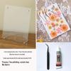 Nordic Simple Acrylic Photo Frame - 6-7 Inch DIY Dried Flower Pressed Specimen