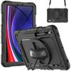 Geeignet für Samsung S11/S10lite/S10 Tablet-Schutzhülle mit Schultergurt und Ständer, sturzsichere Silikon-Hartschale