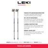 LEKI Traveler Carbon 1300475 for Outdoor Climbing and Nordic Walking Navy,