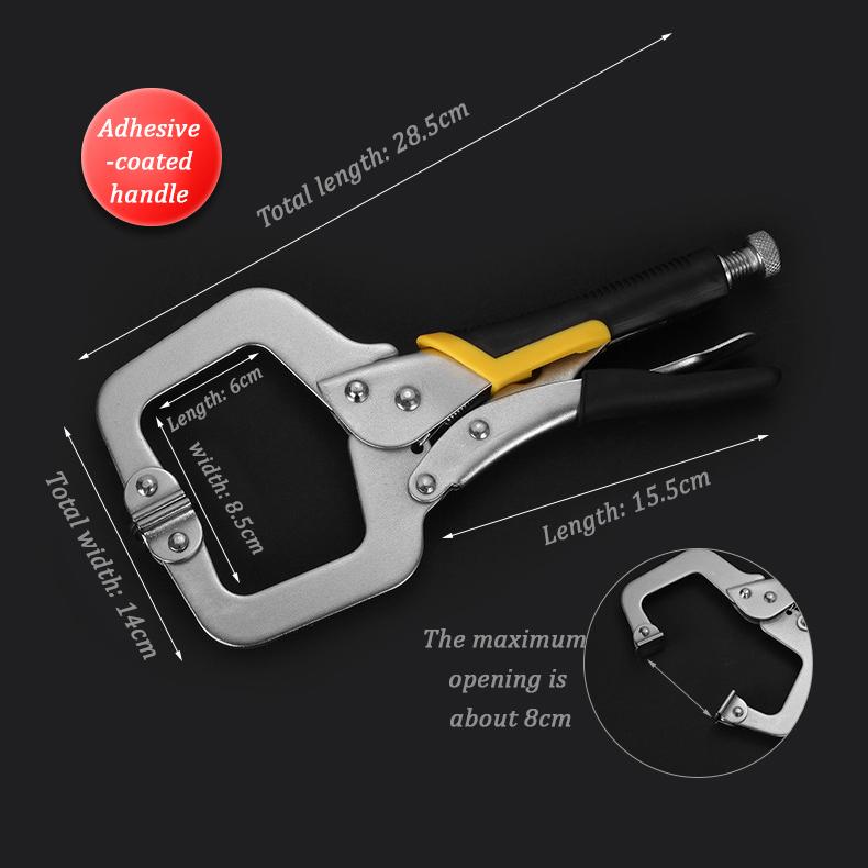 Große Zange zum Schweißen, feste Zange, volle Größe, C-Typ, große Zange, manuelle Klemme, Multifunktionszange, Hardware-Klemme