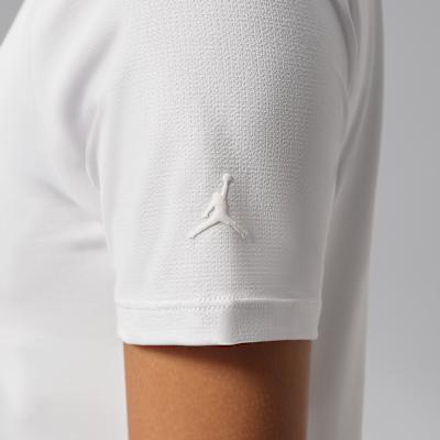 Jordan Dri FIT Polo Shirts Women's White Lapel