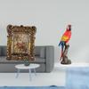 Floral Parrot Photo Frame Unique Picture Holder Antique Tabletop Wall Mounted Creative Home Decor