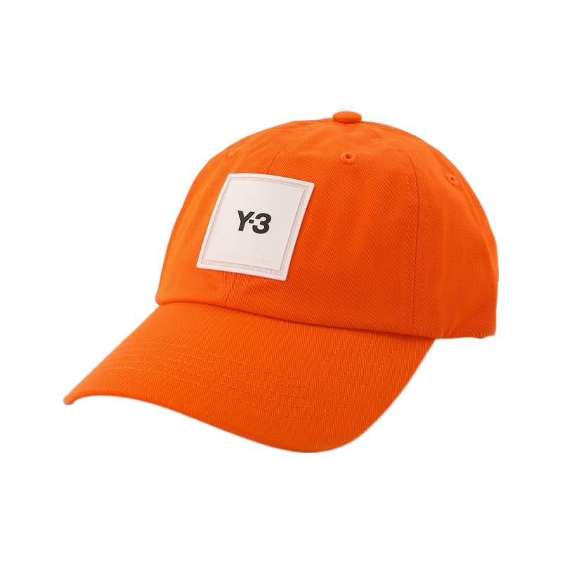 

Y-3 Logo Cotton Baseball Cap Men hats Orange HM8362 S