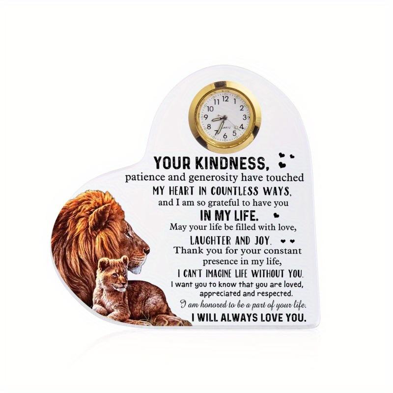 

Табличка «Сердце отца» - Уникальное украшение для стола на день рождения, подарок от дочери/сына чистый