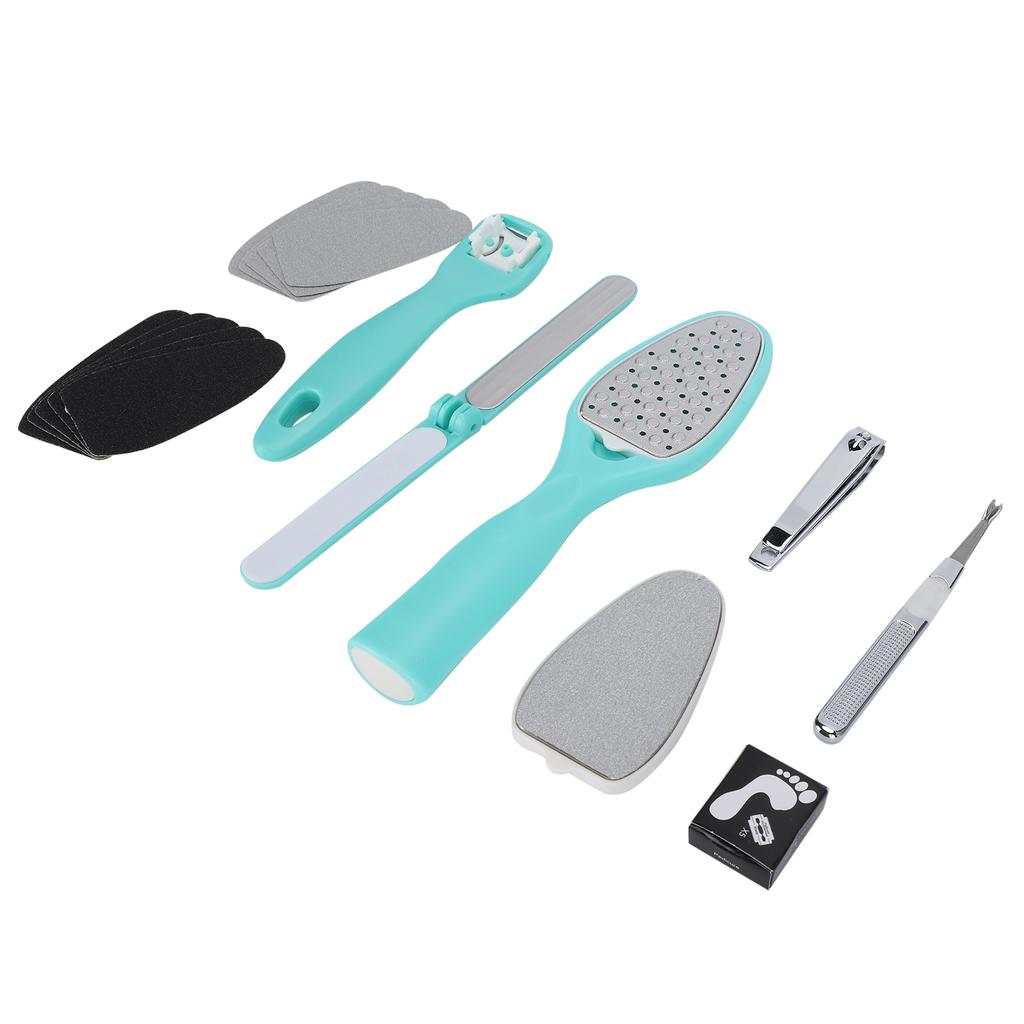 Foot File Set Callus Shaver Sandpaper Nail File Dead Skin Removal Pedicure Tool Set