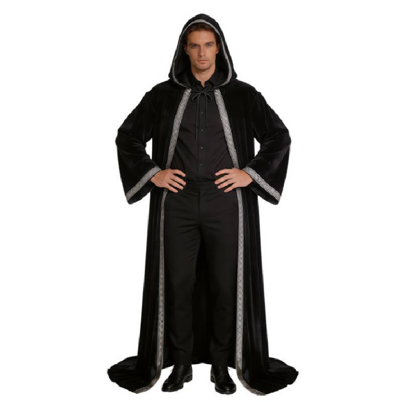 Harry Potter Sirius Cosplay Cloak With Long Sleeves For Halloween Party