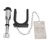 5th Wheel Trailer Lock with Warning Tag and 2 Keys Steel Aluminum Anti Theft Protection for 2in King Pin