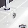 Luxury Bathroom Basin Sink Hole Overflow Replacement Cover Chrome Trim