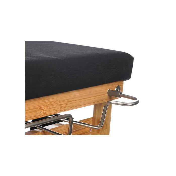 Table à repasser bambou - Kipit - 1443FL - Bambou noir - 93,5x36,5x15 cm - Montage au sol - Métal - 7,9 kg