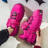 Trend Pink Platform Sneakers Men Punk Muffin Shoes Male European Style Designer Shoes Man Street Original Men's Skateboard Shoes