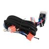 2 Headlight H4 Headlamp Light Bulb Ceramic Socket Plugs Relay Wiring Harness Kit 12V