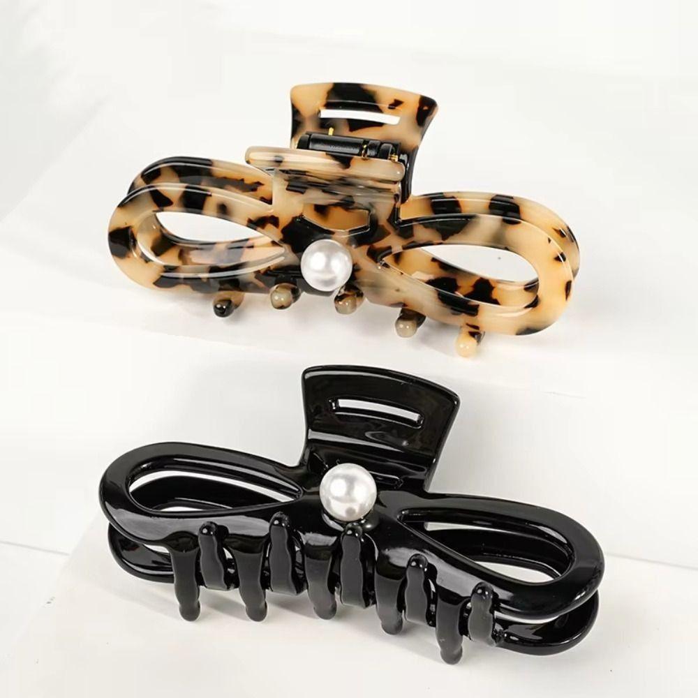 French Design Women Hair Claws Hair Ornament Lady Shark Clip for Girls Headwear