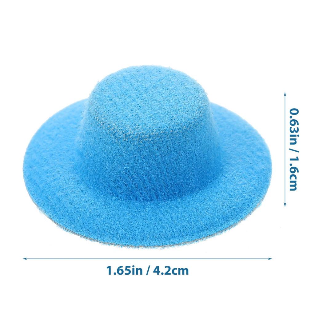JOINPAYA Mini Hats, Set of 12, Mini Gentleman's Hats, Doll Accessories, Craft Decorations, Props, Dollhouse Ornaments, Approx. 1.7 x 1.7 x 0.6 inches