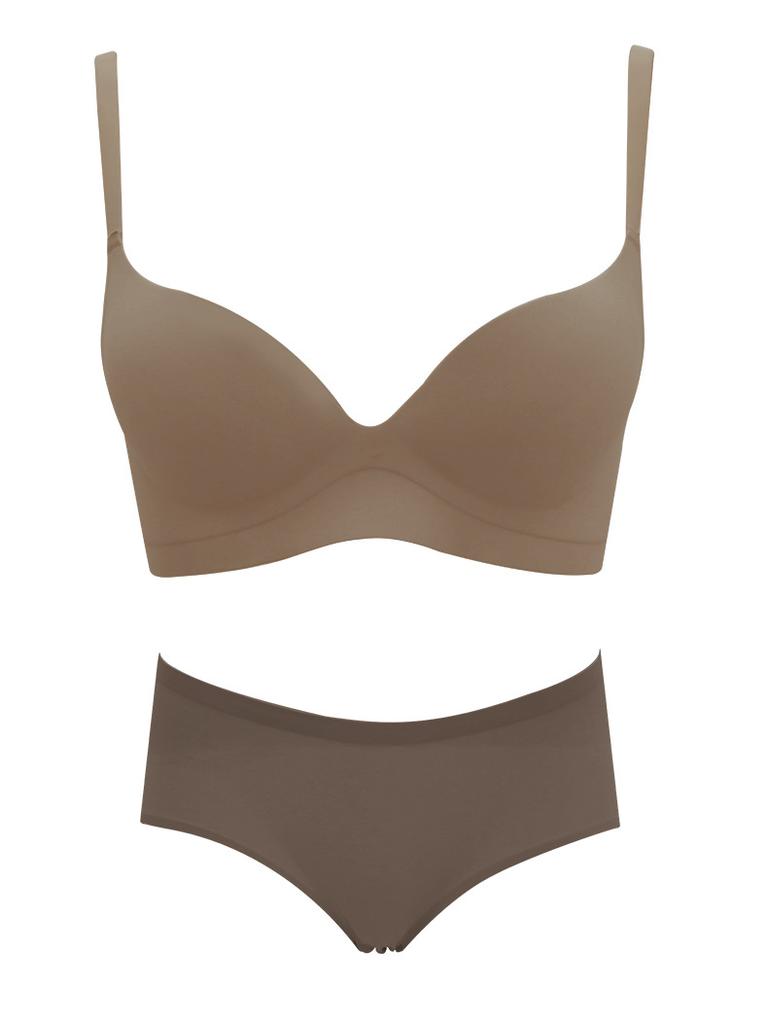 Female pure desire, no trace of the wind, enlarged and thickened one-piece breast bra, flat chest special bra