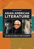 The Asian American Literature : An Encyclopedia for Students Book