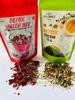 COMBO Of RLB-CHOICE Detox Loose Leaves Green Tea: Purity In Every Sip, 80 Gm & RLB-CHOICE Floral Fusion Detox Water Mix : Rose Petal, Ginge