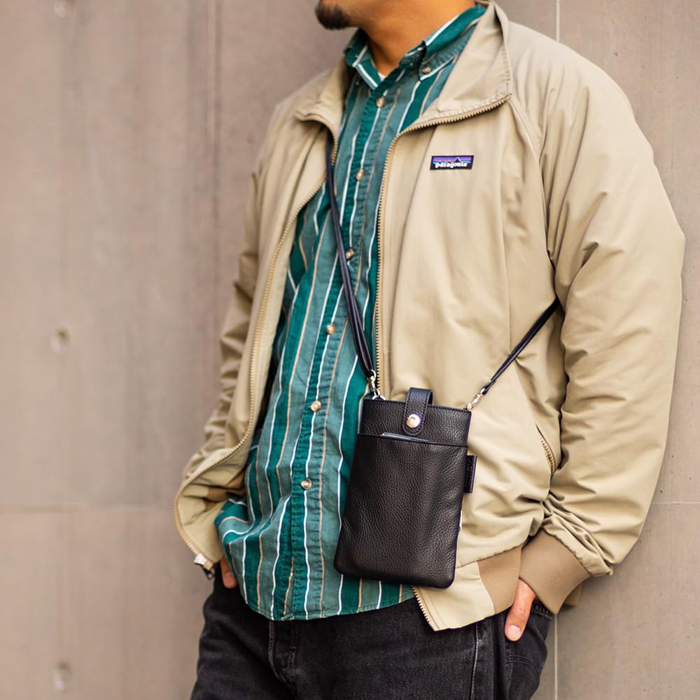 AGILITY affa "Walk II" Scissor Bag, Genuine Leather, Mini Bag, Sacoche Bag, Crossbody Bag