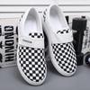 2025 New Canvas Sneakers: Trendy Korean-Style Men's Casual Shoes in Extra-Large Sizes