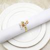 Serviette Ring Attractive Long Lasting Reusable Easter Rabbit Napkin Towel Home Supplies