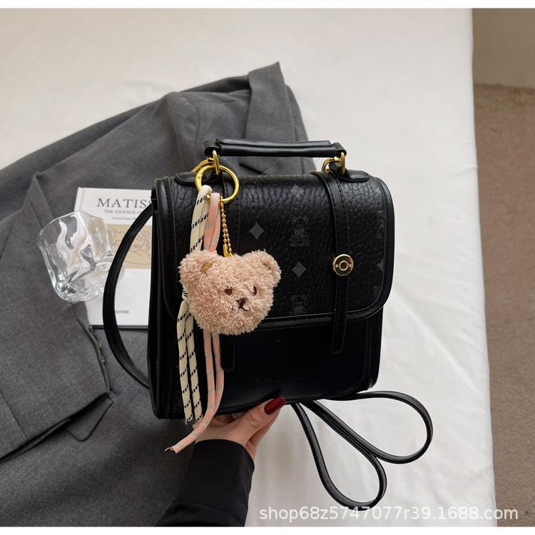 Student class backpack female Korean version retro fashion travel small backpack 2025 niche simple trend student bag