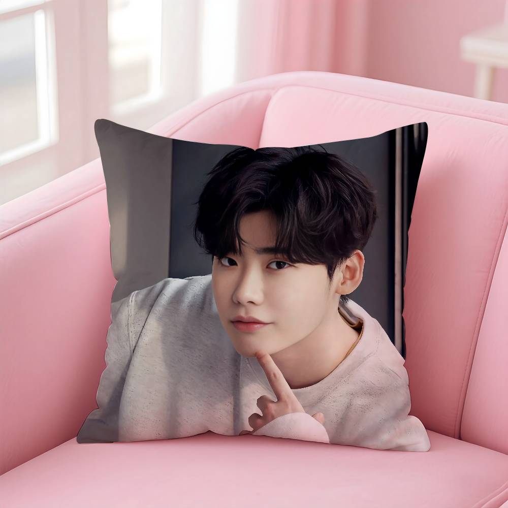 Actor L-Lee Jong S-Suk Pillow Case Pattern Printed Pillowcase For Living Room Sofa Cushion Cover & Bedroom Decor