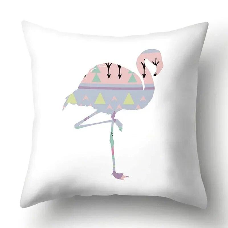 Simple Plaid Animal Pillowcase Puppy Cat Giraffe Pillowcase Children's Room Home Decoration Living Room Sofa Cushion Cover