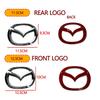 Emblema in Plastica per Mazda 3 5 6 CX-4 CX5 CX7 CX8 CX9 RX7 Auto Anteriore Baule Volante Distintivo Adesivo Sostituito Decorazione Posteriore