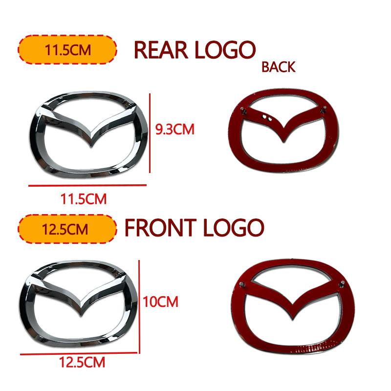 Emblema in Plastica per Mazda 3 5 6 CX-4 CX5 CX7 CX8 CX9 RX7 Auto Anteriore Baule Volante Distintivo Adesivo Sostituito Decorazione Posteriore