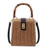 Women's 2024 Spring Retro Rattan Crossbody Bag - Pastoral Mori Girl Style
