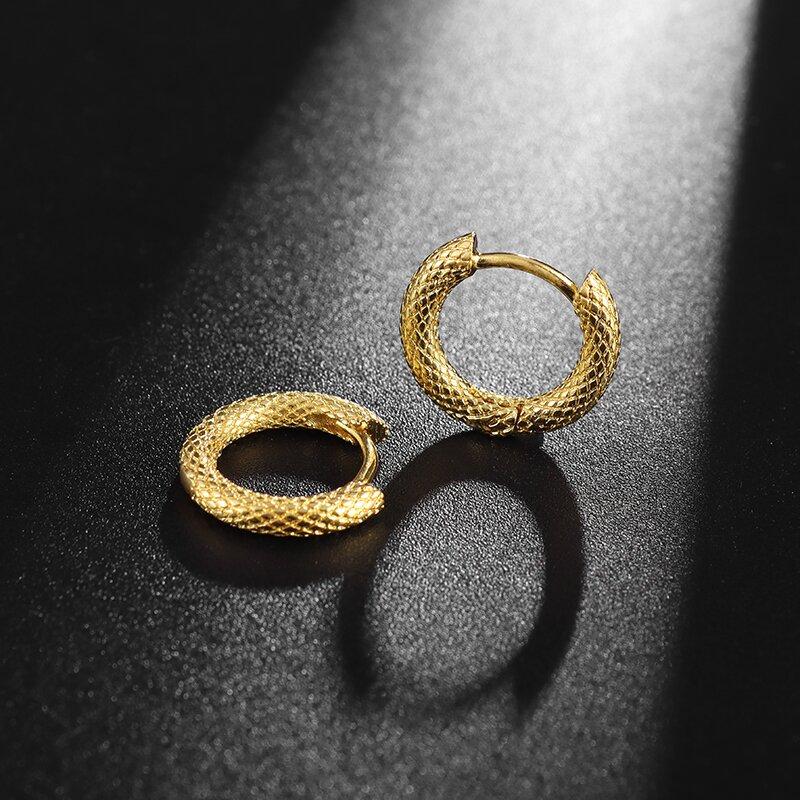 Gothic-Ohrringe mit Totenkopf, Geisterkopf, hypoallergene Ohrringe, cooler Punkrock-Trendschmuck für Herren