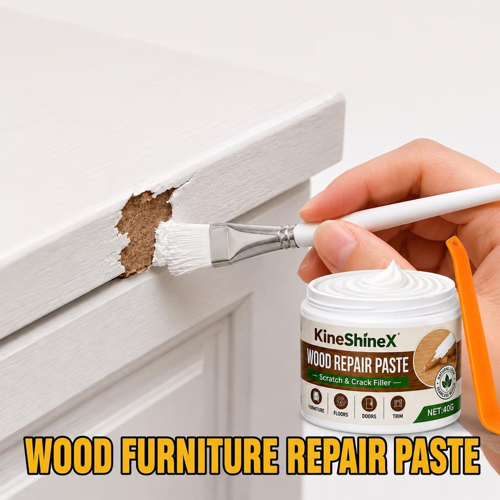 Wood Filler Repair Paste 40g for Furniture Floor Scratch Crack Fix Natural Resin Odorless DIY