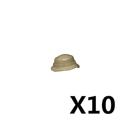 10PCS/LOT MOC Military Building Blocks Soldiers Figure Vest Helmet Belt Mask Earphone Bricks Army Accessories Toys J021