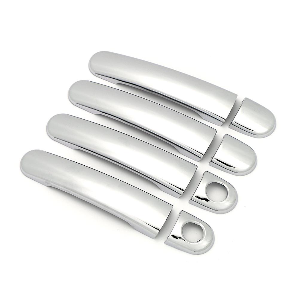 Pro Volkswagen VW GOL G5 G6 Nuevo 2009-2016 karbonová barevná dekorace, repasovaná chromovaná krytka kliky dveří, ochranná lišta