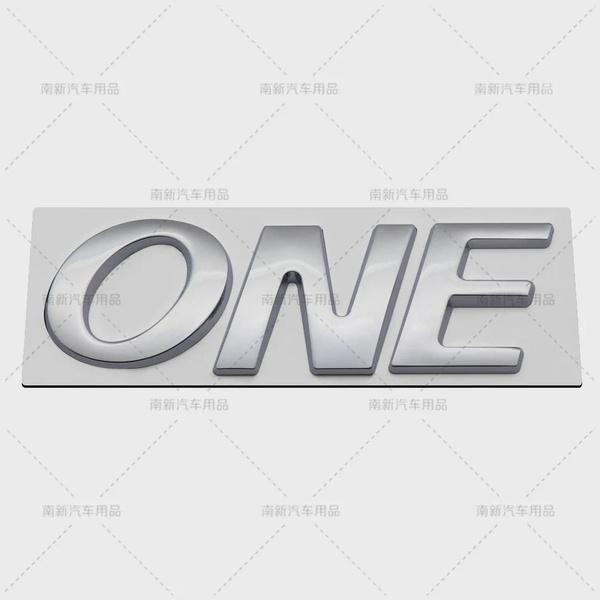 3D Metal Car Sticker Class ONE Letter Emblem Badge Side Fender Rear Trunk Head Window Decal Motorcycle Accessories Decoration