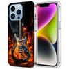 Retro Rock Music Electric Guitar Cases Phone Case For Iphone 17E 16E 17 Air 16 Pro Max 15 Pro 14 Plus 11 13 12 Mini Cover Cases