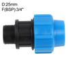 Schwarze Wasserrohrfittings Hochwertiger Außengewinde-Adapter