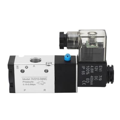 14in NPT Pneumatic Solenoid Valve 2 Position 3 Way IP65 Air Powered Solenoid Valve DC12V