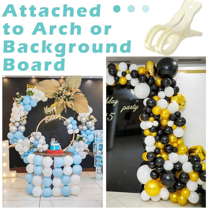 Plastic Transparent Backdrop Spring Clamps 10Pcs Large For Balloon Arch Clips 3.5 Inch Heavy Duty Clip For Balloon Arch Kit B