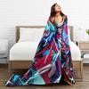 Hazbins Hotels Alastor Vox 2 Print Blanket For Men Women Super Soft Cozy  Throw Blankets for Sofa 50x60 Inches Multiple Sizes