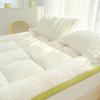 WTEMPO Solid Color Foldable High Quality Soft Mattress School Dormitory Mattress  Winter Thickened Plush Bedroom Bed Sheet Tatami Plush Pads