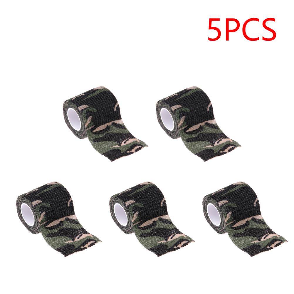 20PCS for Camouflage Bandage Self-adhesive Breathable Elastic Bandage Outdoor Hunting for Movement Fixation of Fingers Wrists an