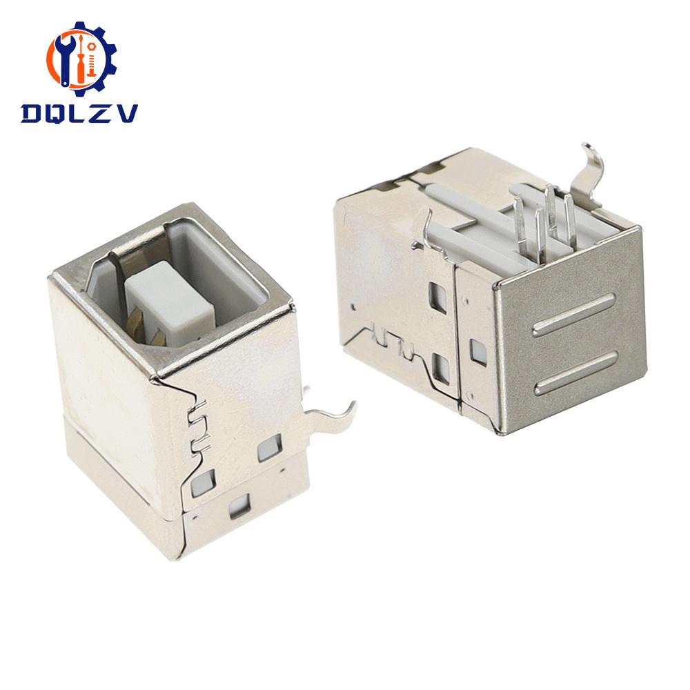 Typ B USB-Buchsenstecker Druckeranschluss Buchse Rechtwinklig Leiterplattenstecker DB90