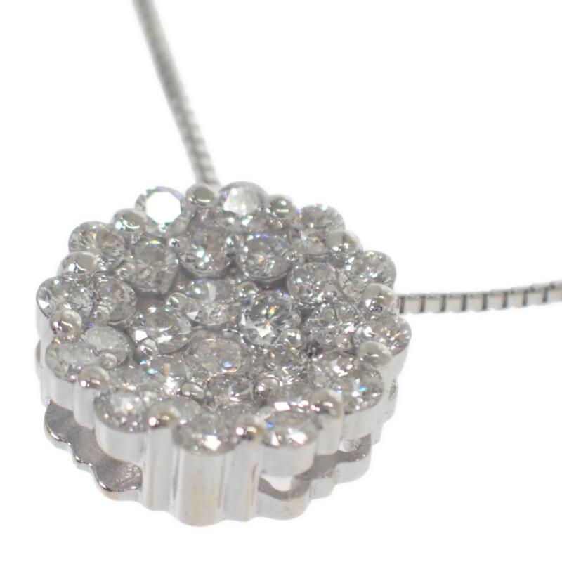 no brand  Necklace K18 white gold Women